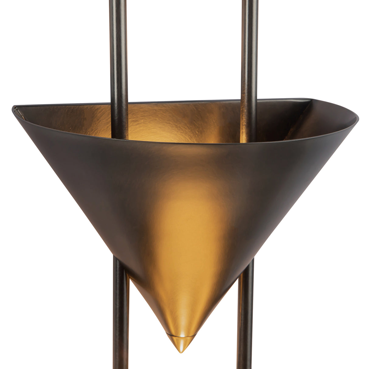 Zora 3 Light Wall Sconce 28", Aged Steel