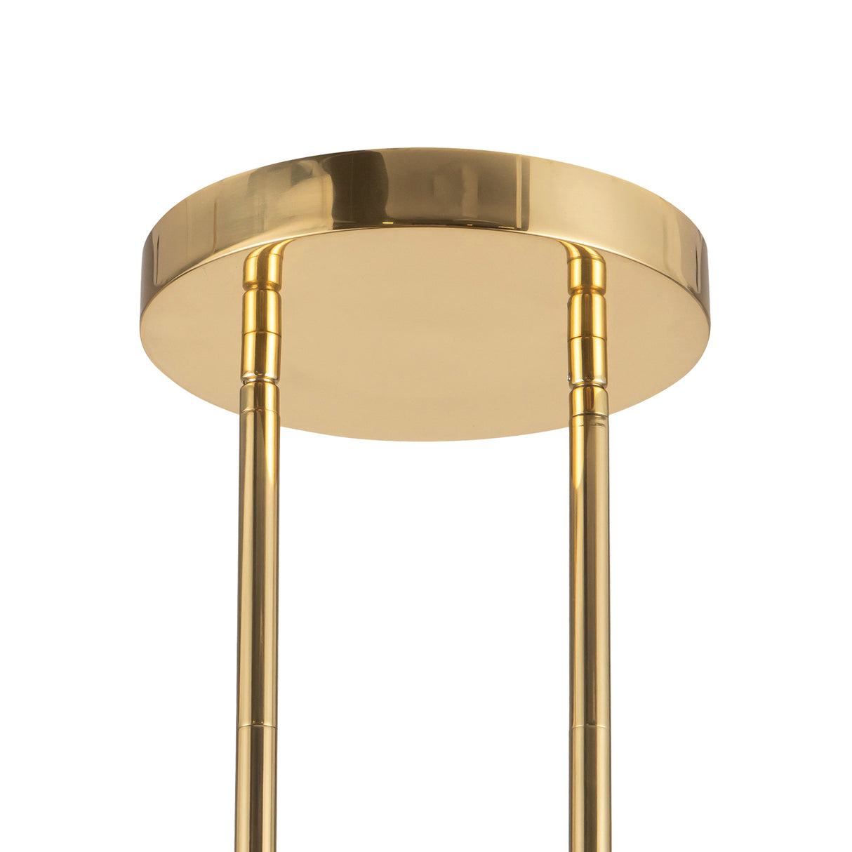 Zora 3 Light Pendant 10", Urban Bronze and Polished Brass