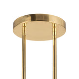 Zora 3 Light Pendant 10", Urban Bronze and Polished Brass
