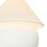 Yani LED Wall Sconce 9", Matte White