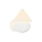 Yani LED Wall Sconce 9", Matte White
