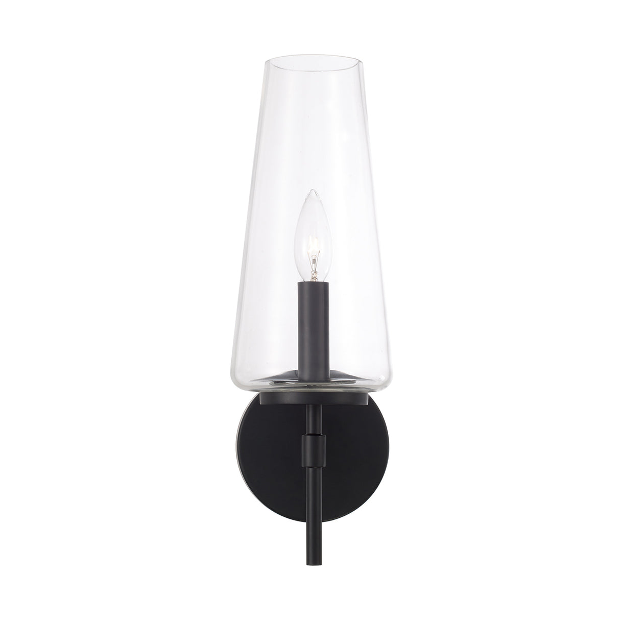 Darlene Wall Sconce 16", Matte Black