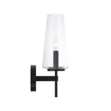 Darlene Wall Sconce 16", Matte Black