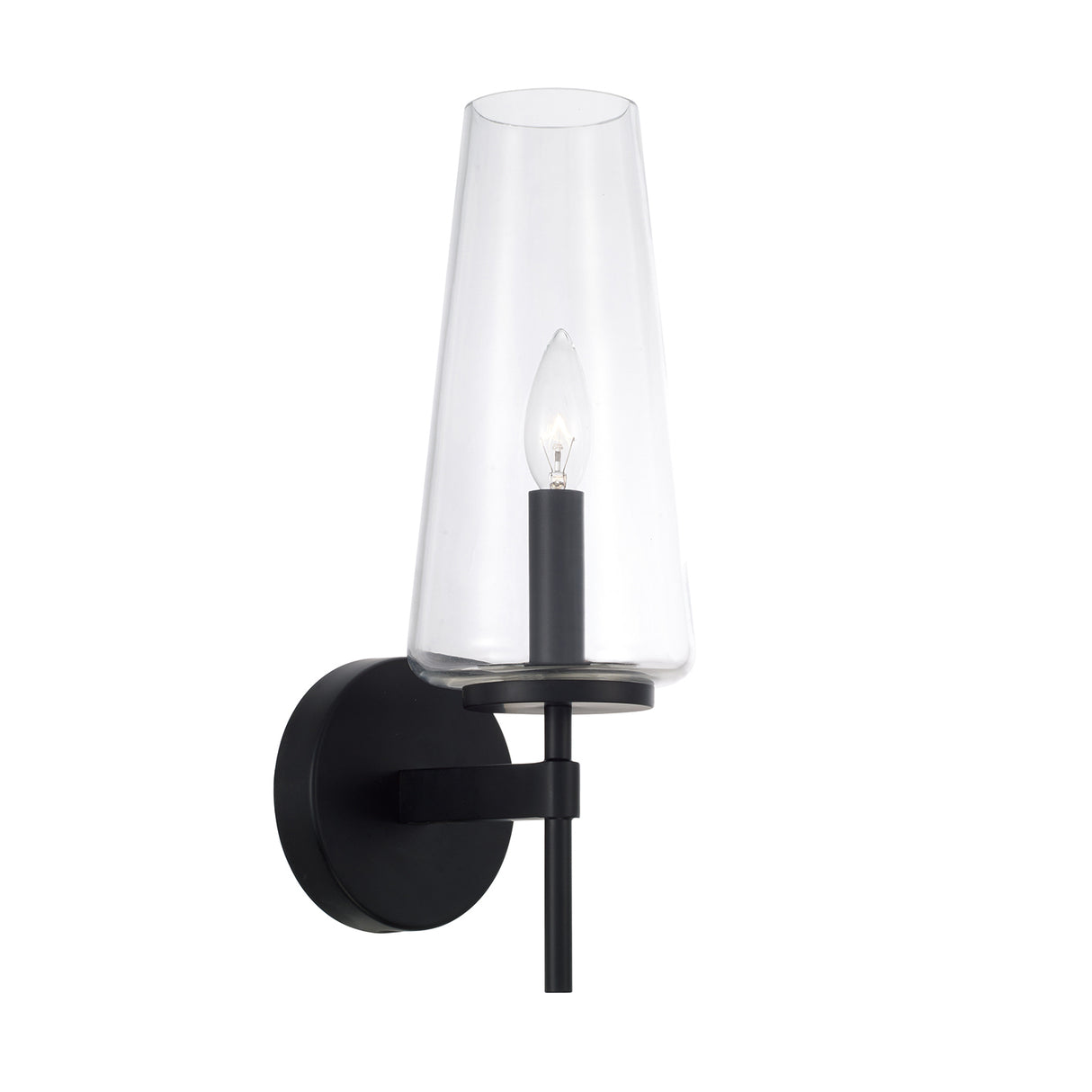 Darlene Wall Sconce 16", Matte Black