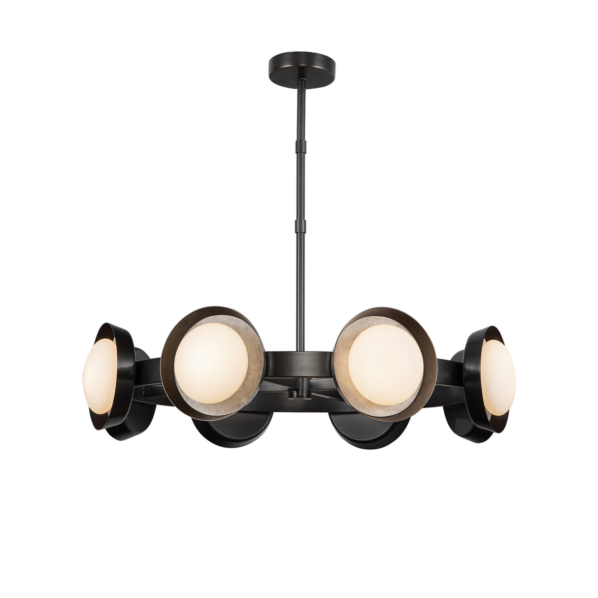 Osmund LED Chandelier 37", Urban Bronze
