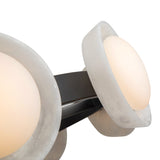 Osmund LED Chandelier 37", Urban Bronze and Alabaster