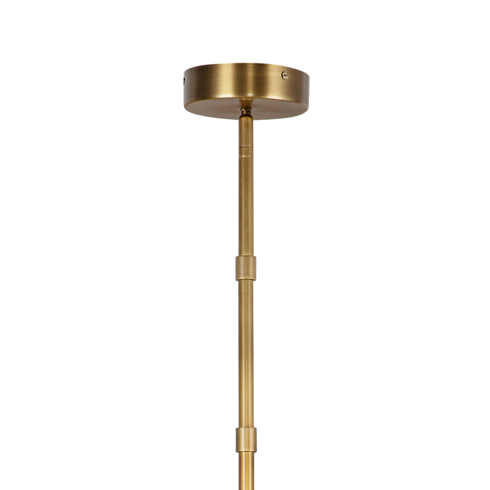 Osmund LED Pendant 13", Vintage Brass