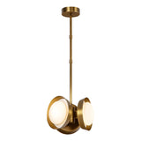 Osmund LED Pendant 13", Vintage Brass