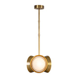 Osmund LED Pendant 13", Vintage Brass