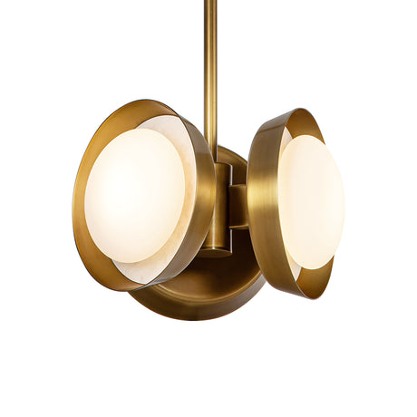 Osmund LED Pendant 13", Vintage Brass