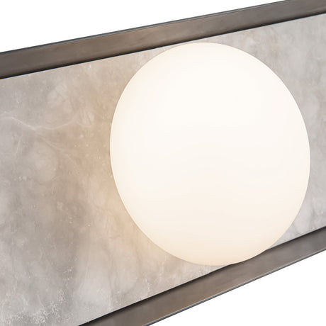 Osmund LED Vanity Light 23", Urban Bronze and Alabaster