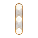 Osmund LED Vanity Light 23", Vintage Brass and Alabaster