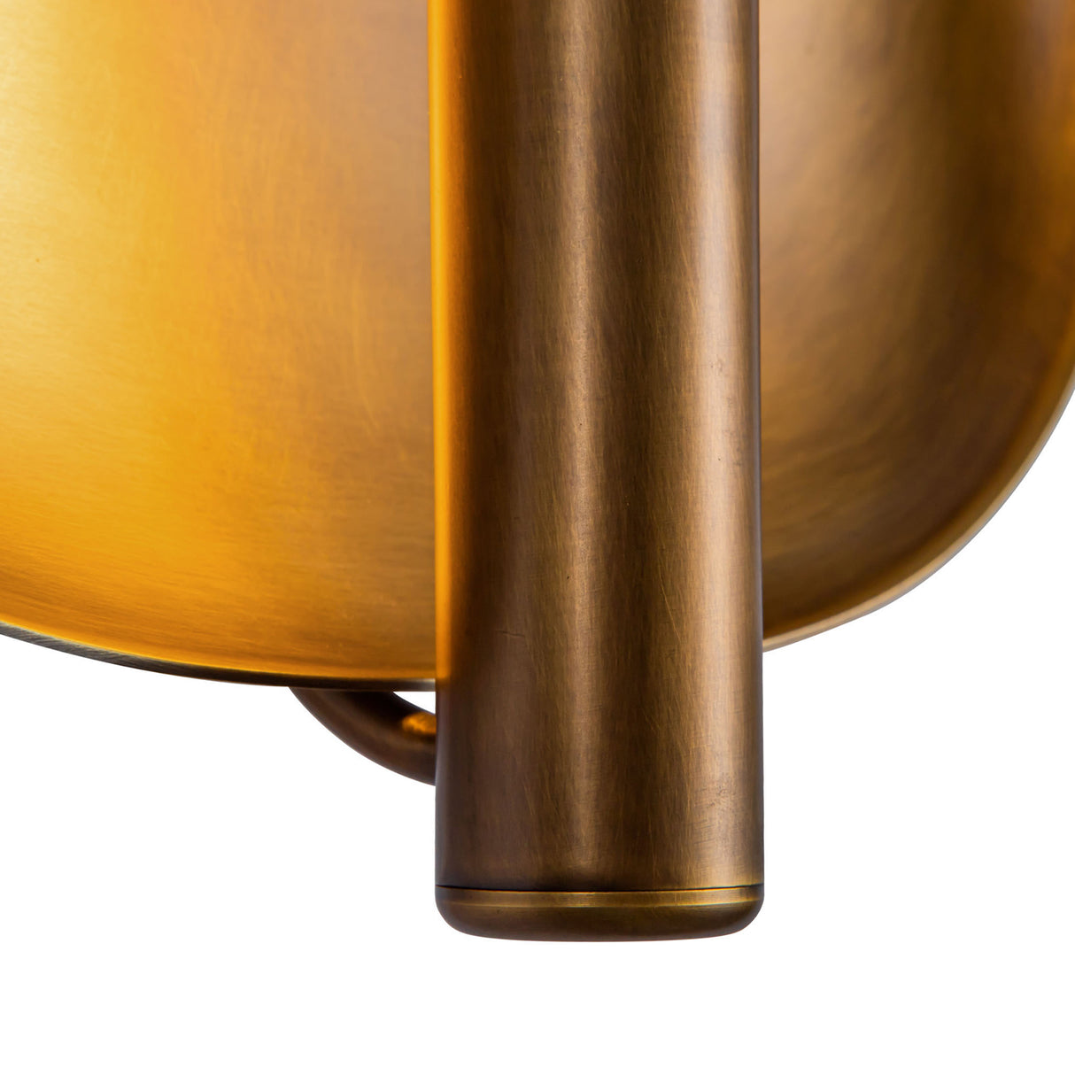 Orlene LED Wall Sconce 8", Vintage Brass
