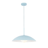 Lenora Metal Pendant 19", Baby Blue