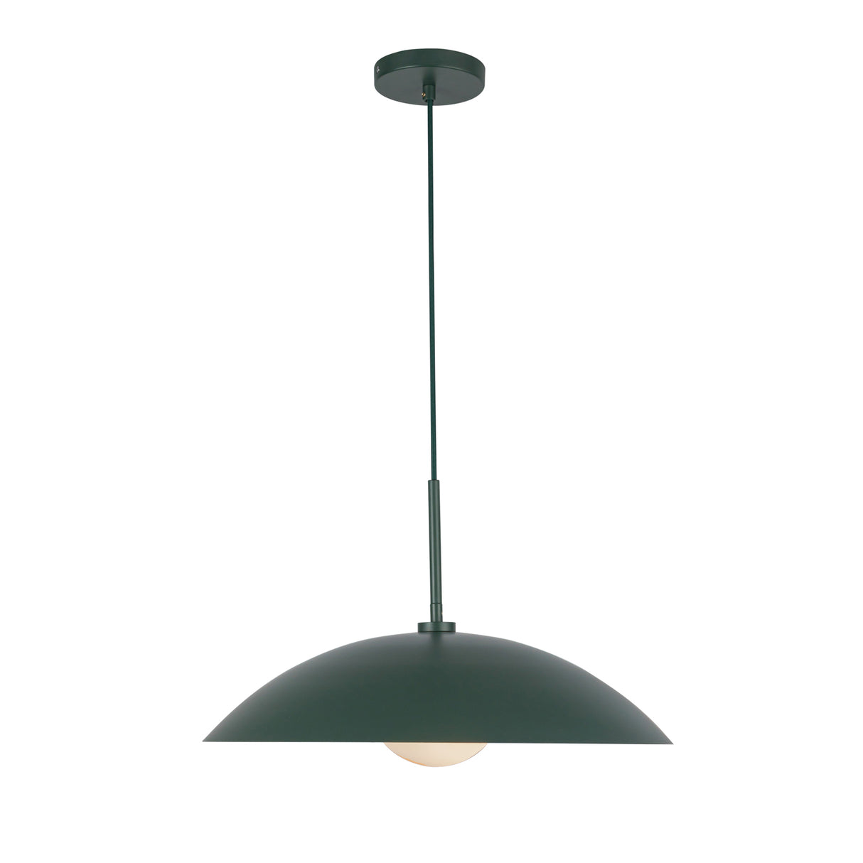 Lenora Metal Pendant 19", Hunter Green