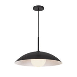 Lenora Metal Pendant 19", Black