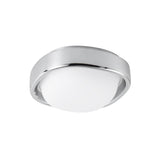 Carina LED Flush Mount 8", Chrome and Opal Glass