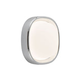 Carina LED Flush Mount 8", Chrome and Opal Glass