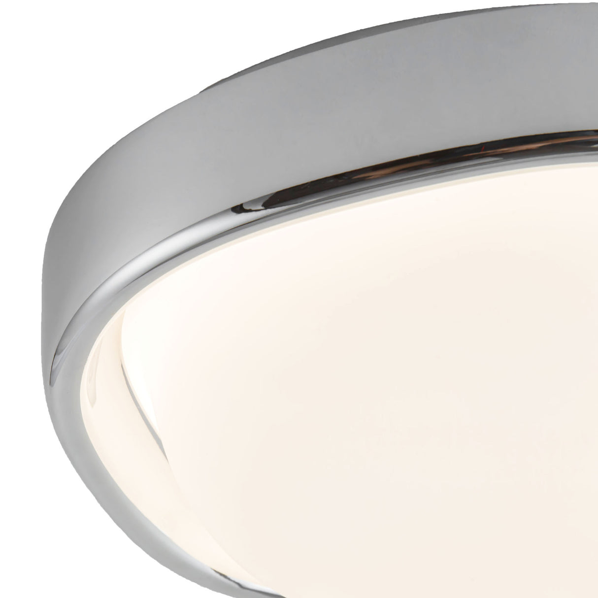 Carina LED Flush Mount 8", Chrome and Opal Glass