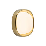 Carina LED Flush Mount 8", Polished Brass and Opal Glass