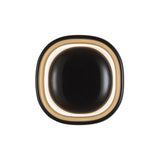 Carina LED Wall Sconce 8", Glossy Black