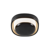 Carina LED Wall Sconce 8", Glossy Black