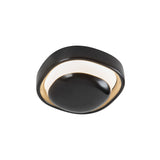 Carina LED Wall Sconce 8", Glossy Black