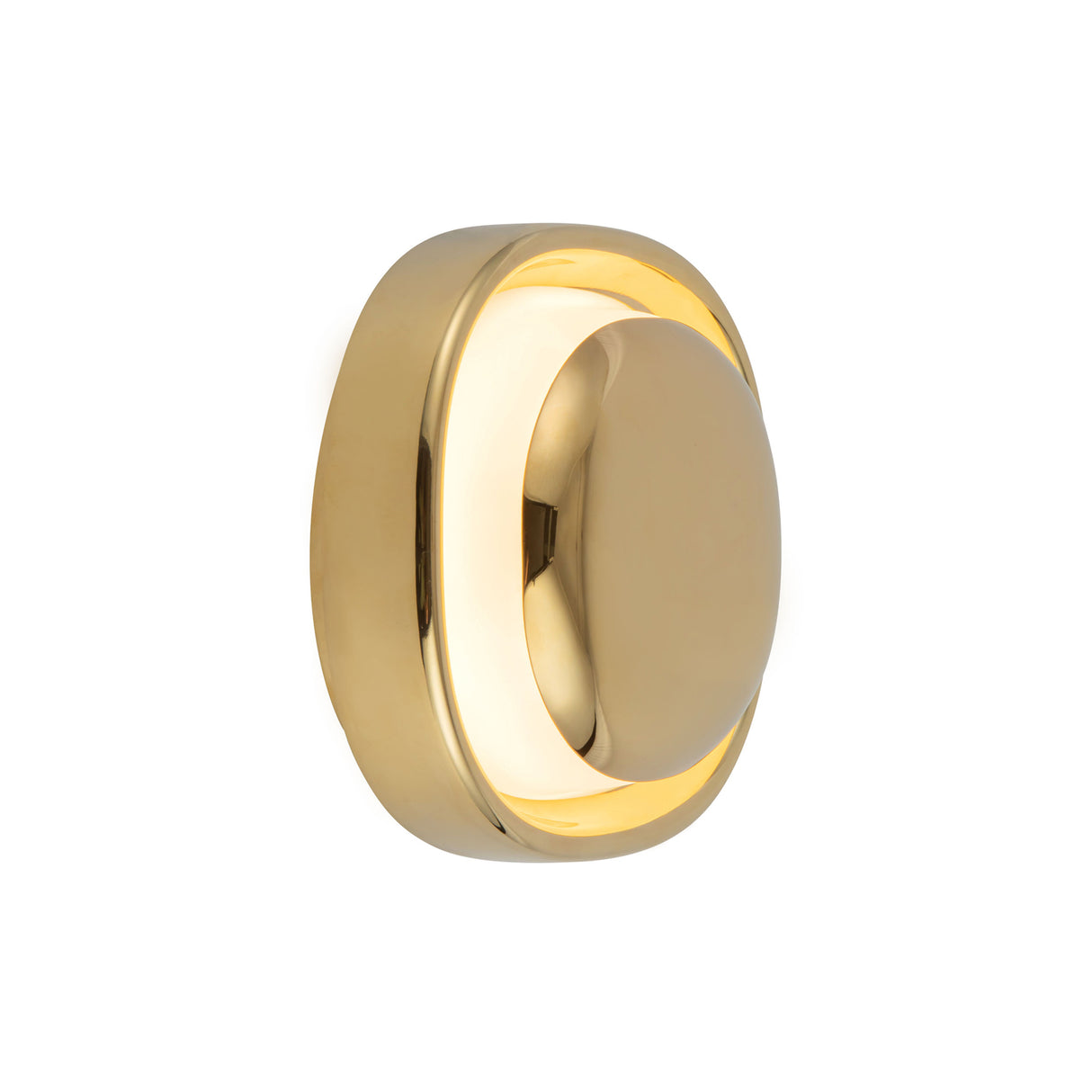 Carina LED Wall Sconce 8", Polished Brass