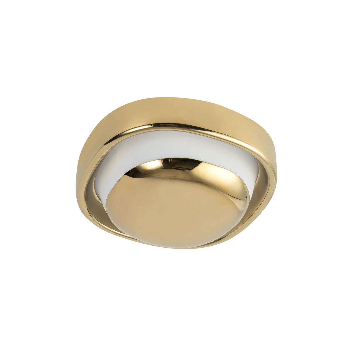 Carina LED Wall Sconce 8", Polished Brass