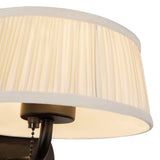 Daina Wall Sconce 7", Matte Black and White