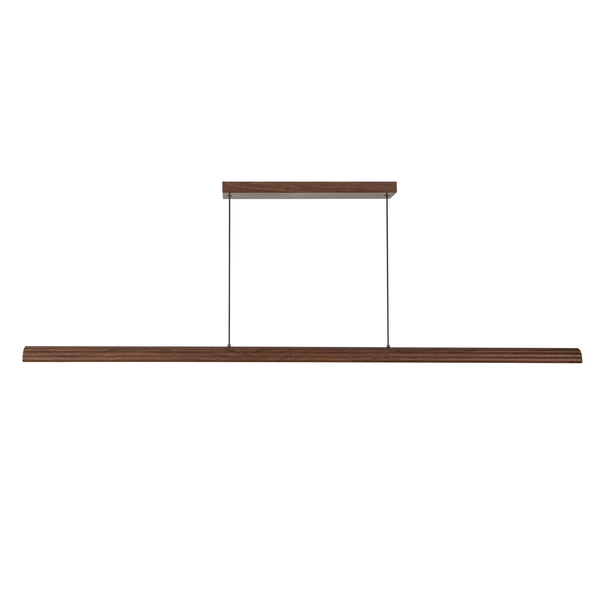 Jacob Linear LED Pendant 60", Walnut