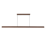 Jacob Linear LED Pendant 60", Walnut