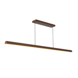 Jacob Linear LED Pendant 60", Walnut