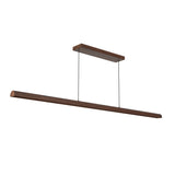 Jacob Linear LED Pendant 60", Walnut