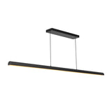 Jacob Linear LED Pendant 60", Matte Black
