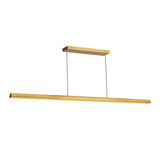 Jacob Linear LED Pendant 60", Brushed Brass