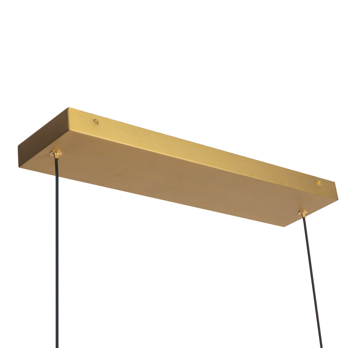 Jacob Linear LED Pendant 60", Brushed Brass