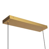 Jacob Linear LED Pendant 60", Brushed Brass