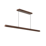 Jacob Linear LED Pendant 48", Walnut