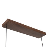 Jacob Linear LED Pendant 48", Walnut