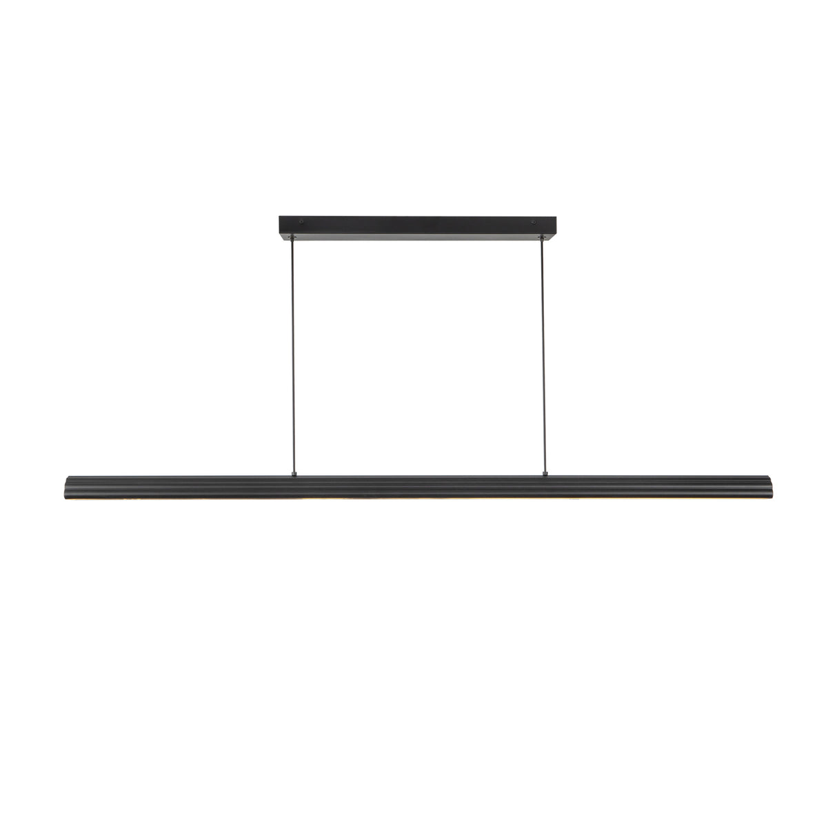 Jacob Linear LED Pendant 48", Matte Black