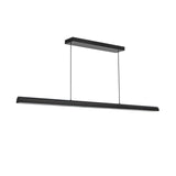 Jacob Linear LED Pendant 48", Matte Black