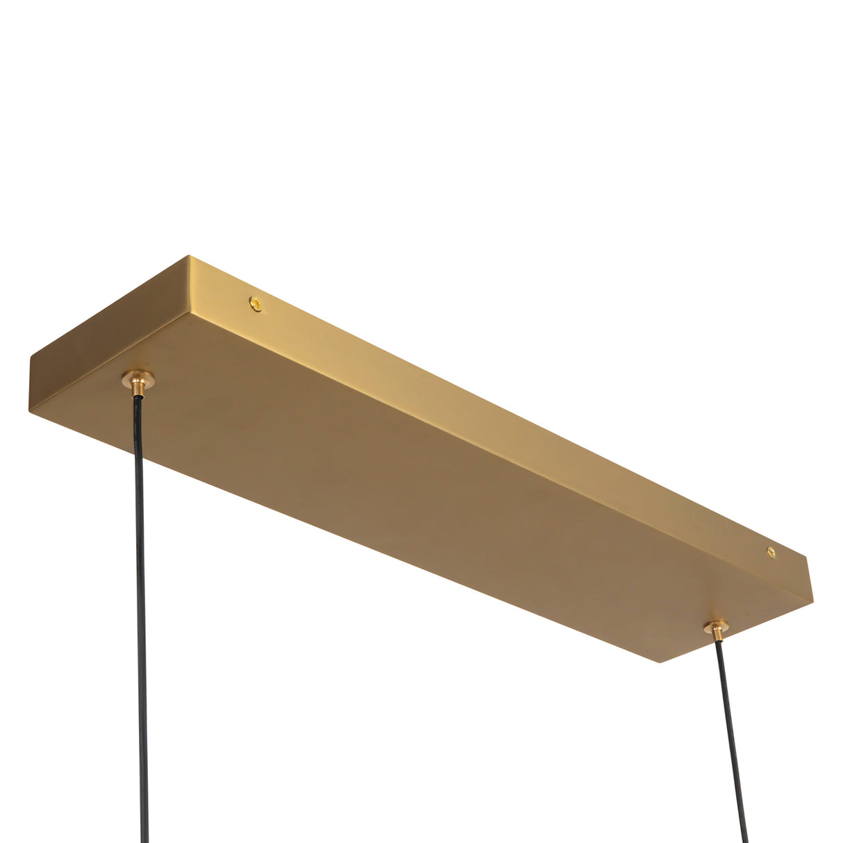 Jacob Linear LED Pendant 48", Brushed Brass