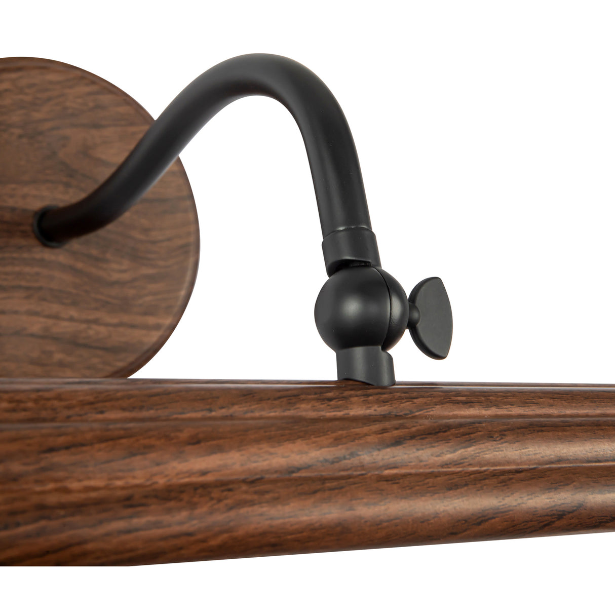 Jacob LED Picture Light 24", Walnut