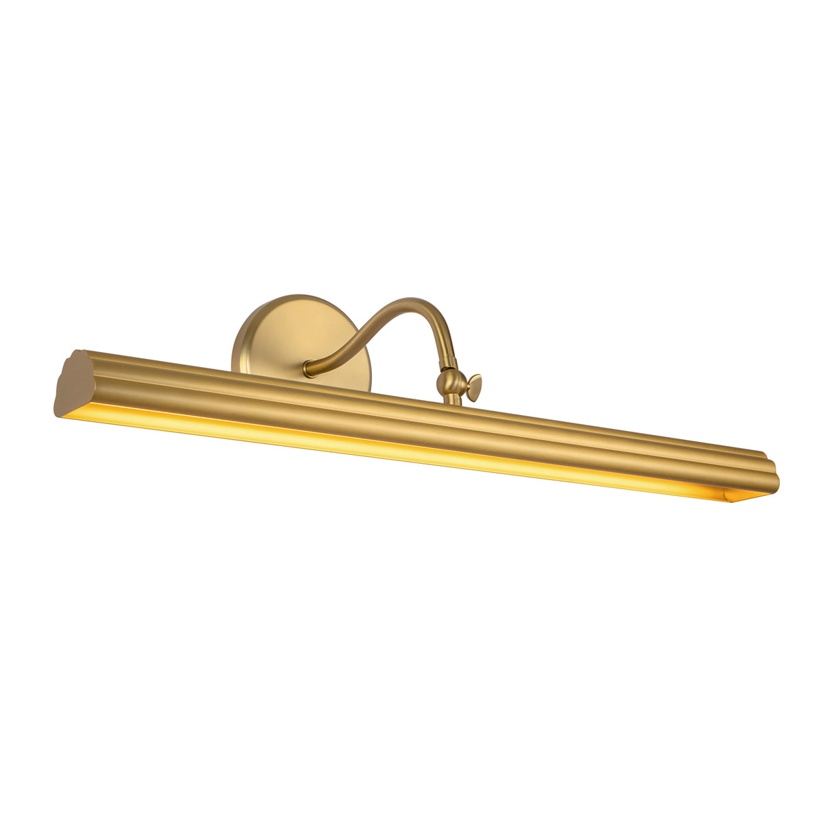 Jacob LED Picture Light 24", Brushed Brass