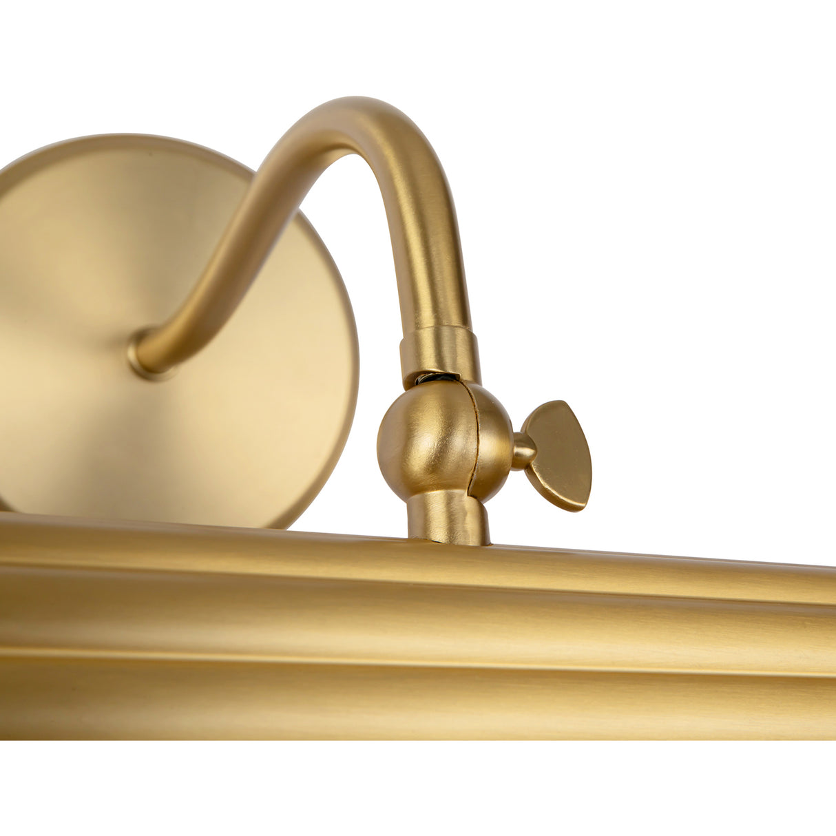 Jacob LED Picture Light 24", Brushed Brass