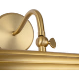 Jacob LED Picture Light 24", Brushed Brass