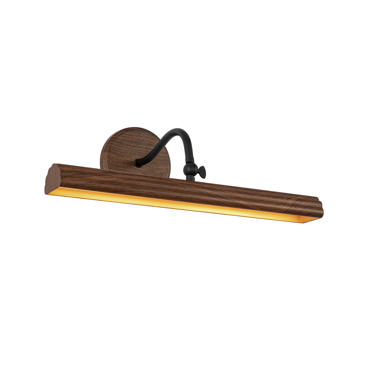 Jacob LED Picture Light 18", Walnut