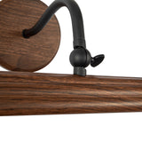 Jacob LED Picture Light 18", Walnut