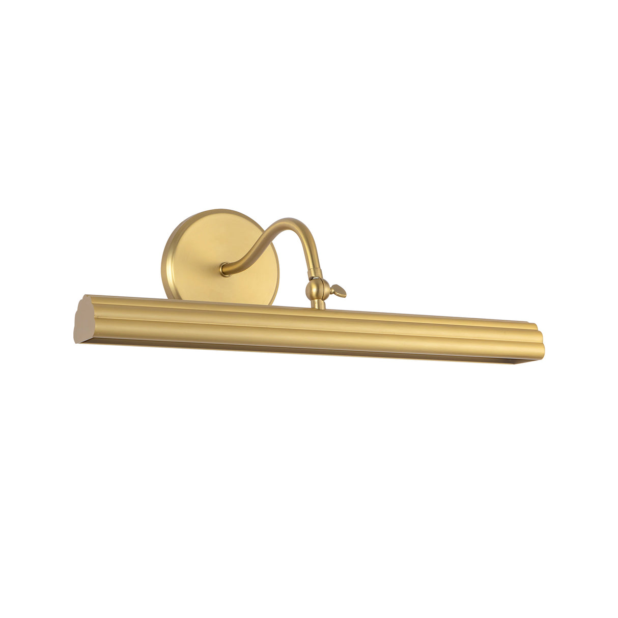 Jacob LED Picture Light 18", Brushed Brass